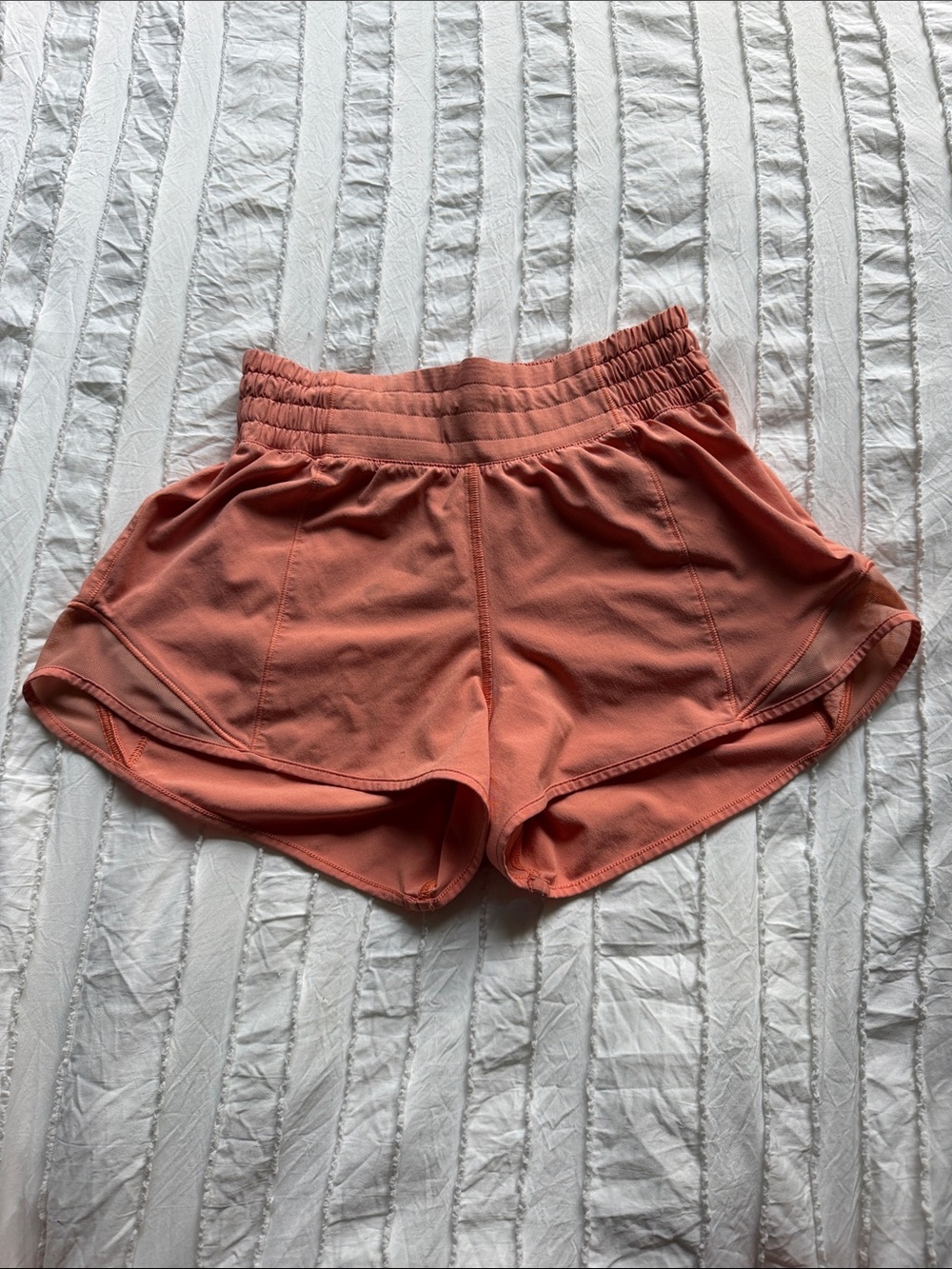 lululemon athletica Coral Pink Running Shorts